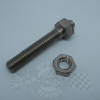 06-0650SS - ADJUSTER - WHEEL - REAR - PRE MK3 - 5/16 UNF - SS | Norton