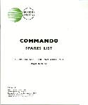 06-3065 - BOOK - PARTS LIST - SUPPLEMENT - 750 - 1968-1970 COMMANDO | Norton