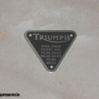 70-4016 - PLATE - PATENT - TIMING COVER T120/T140 | Triumph