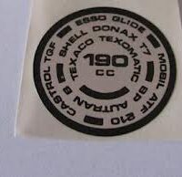 97-4259 - Decal topnut 190cc - 190cc | Triumph