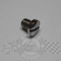 06-2582 - PLUG - CHAINCASE LEVEL - 3/8 UNF - SLOTTED - CHROME | Norton